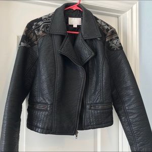 Leather Moto Jacket